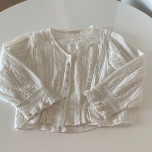 White LoveShackFancy Top